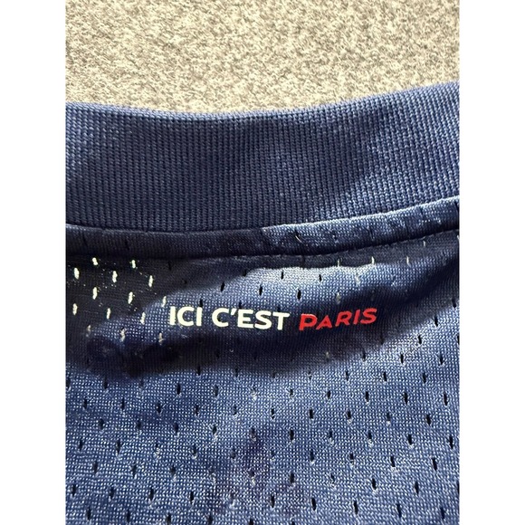 Paris Saint Germain x Air Jordan PSG Mesh Jersey Men's XL Navy Blue - Picture 12 of 13